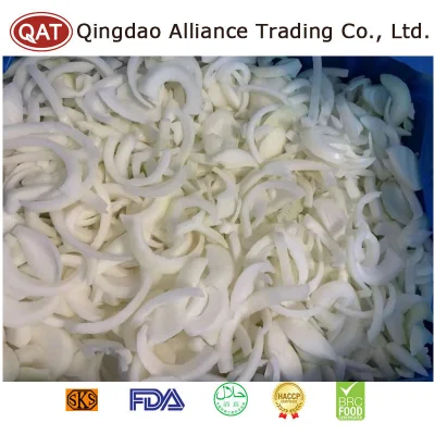 China IQF Onion Slices Frozen Peeled Onions Sliced/Rings/Chunk Onions with Brc